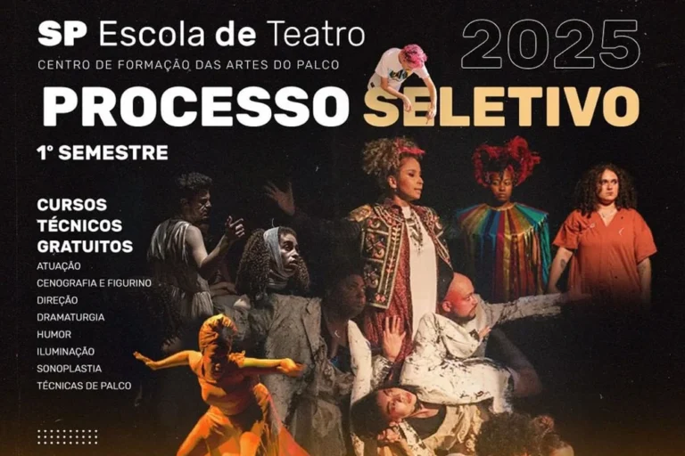 SP Escola de Teatro abre inscrições para Processo Seletivo