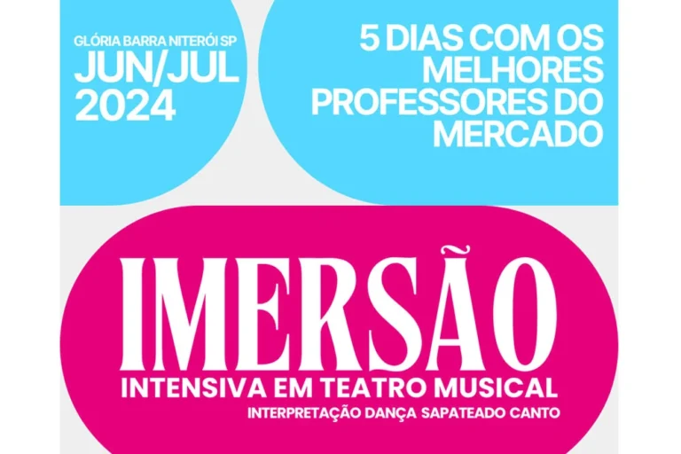 Imersão Intensiva em Teatro Musical no CEFTEM