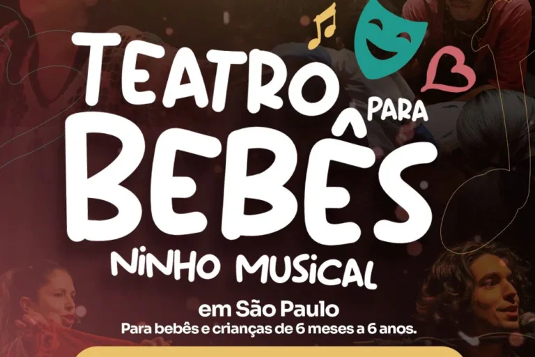 “Teatro para Bebês: Ninho Musical” estreia no Dia das Crianças