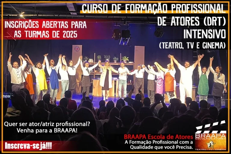 Curso de Formação Profissional de Atores: Inscrições abertas para as turmas de 2025!