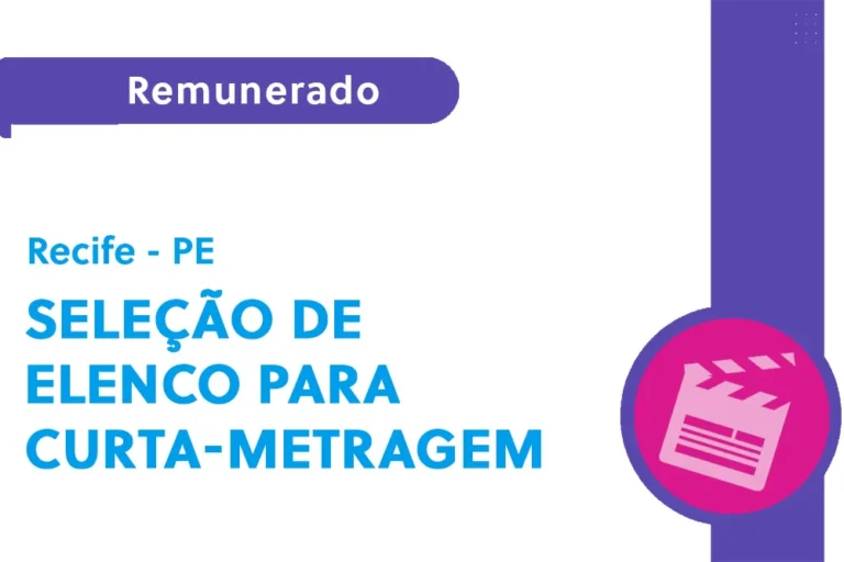 Seleção de elenco para curta-metragem (PE)