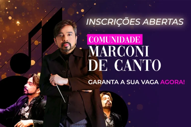 Inscrições abertas para a Comunidade Marconi de Canto