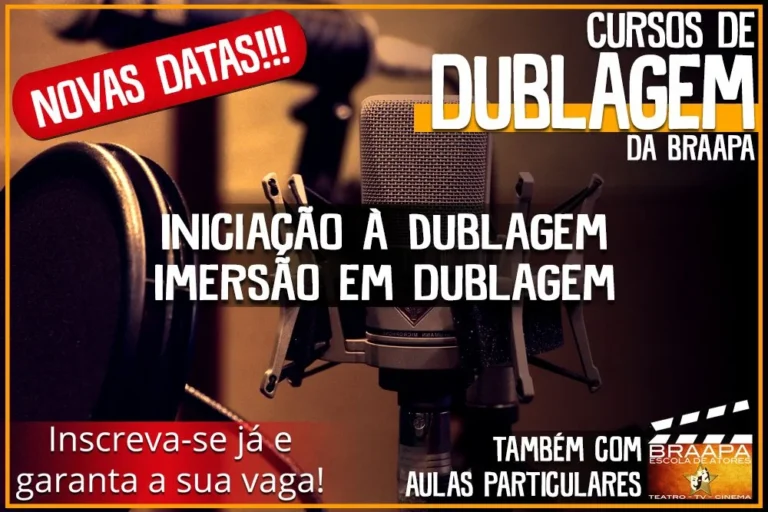 Iniciação e Imersão em Dublagem