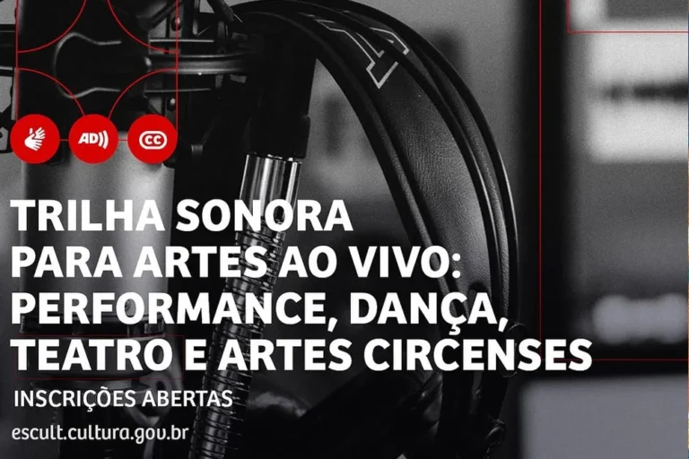 Curso “Trilha Sonora para as Artes ao Vivo” está com inscrições abertas