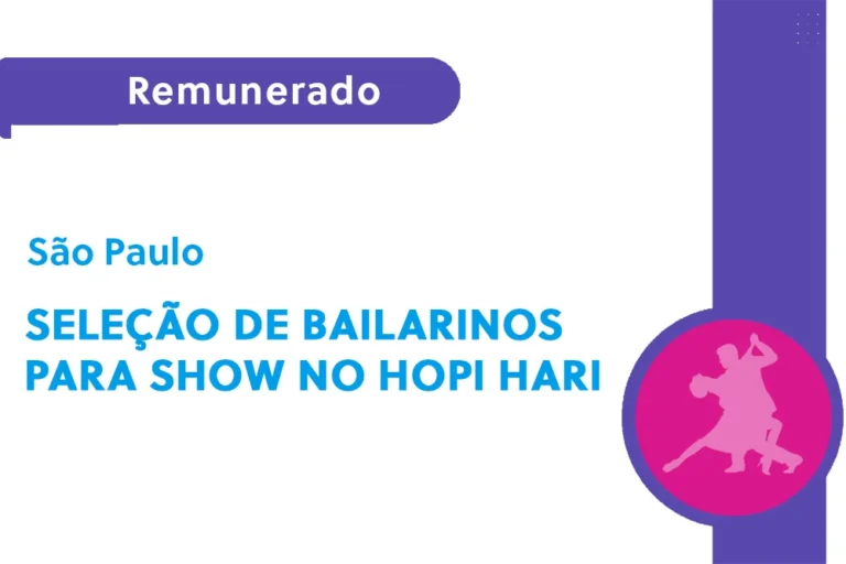 Seleção de bailarinos para show no Hopi Hari (SP)