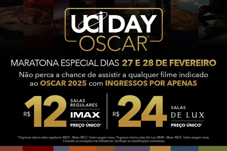 UCI promove maratona do Oscar por R$12