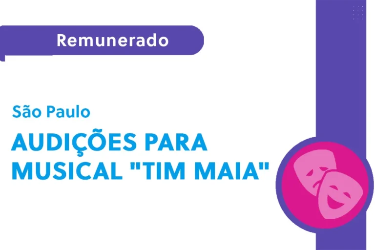 Audições para musical “Tim Maia” (SP)