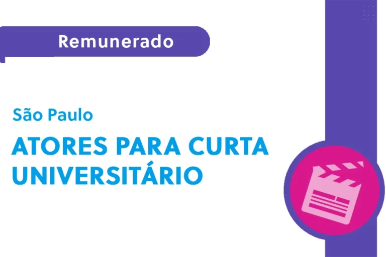 Atores para curta universitário (SP)