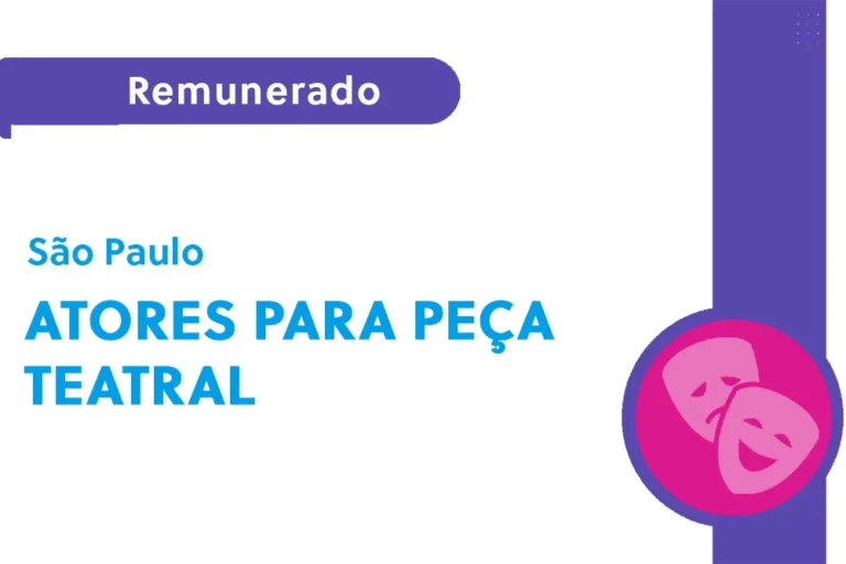 Atores para peça teatral (SP)