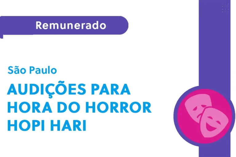 Audições para Hora do Horror Hopi Hari (SP)