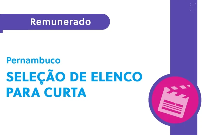 Seleção de elenco para curta (PE)
