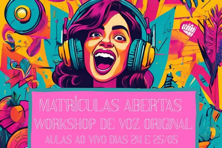 Workshop de Voz Original para Animação