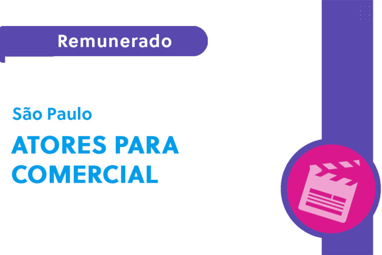 Atores para comercial (SP)