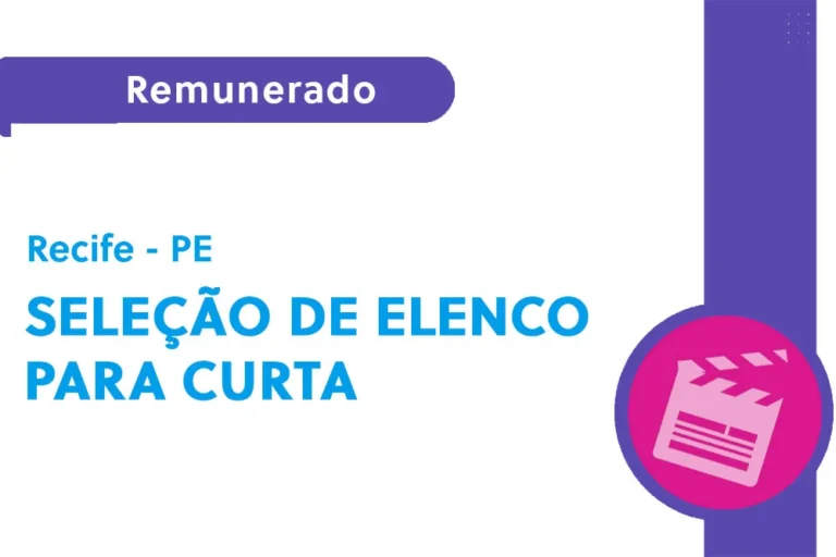 Seleção de elenco para curta (PE)