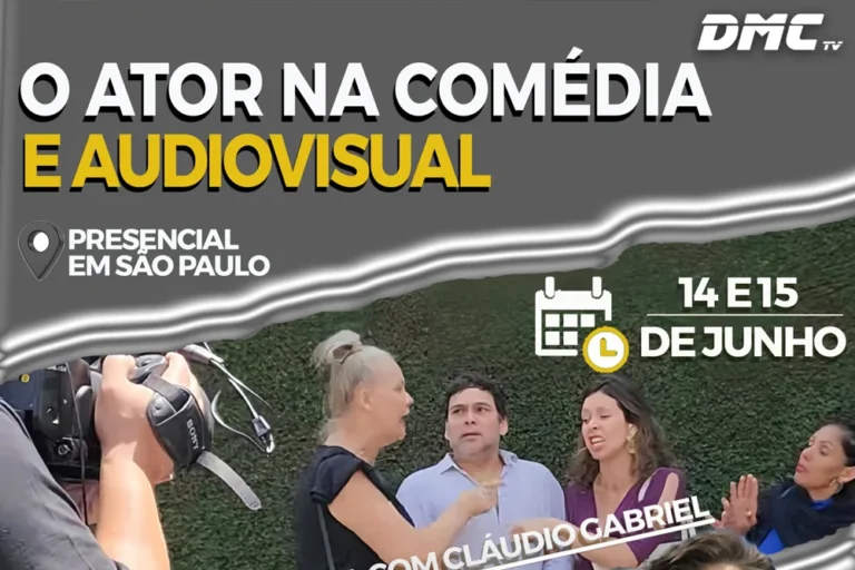 DMC realiza workshop para atores com diretor de TV