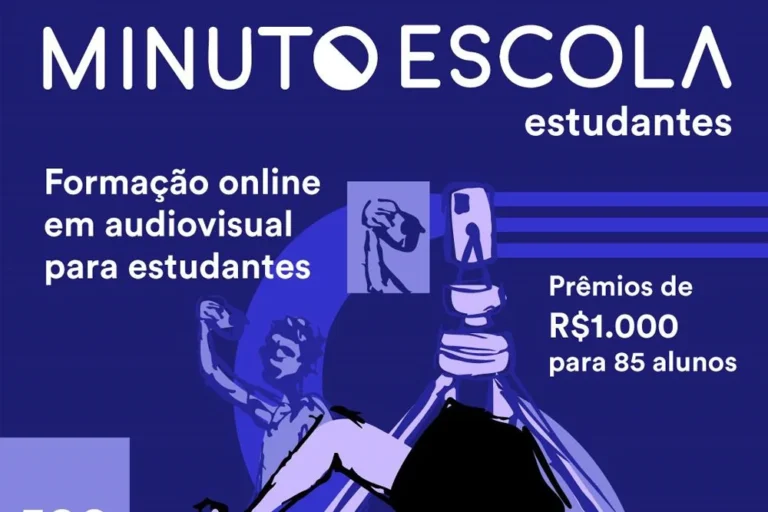 Minuto Escola oferece 500 vagas em curso de audiovisual para estudantes da rede pública