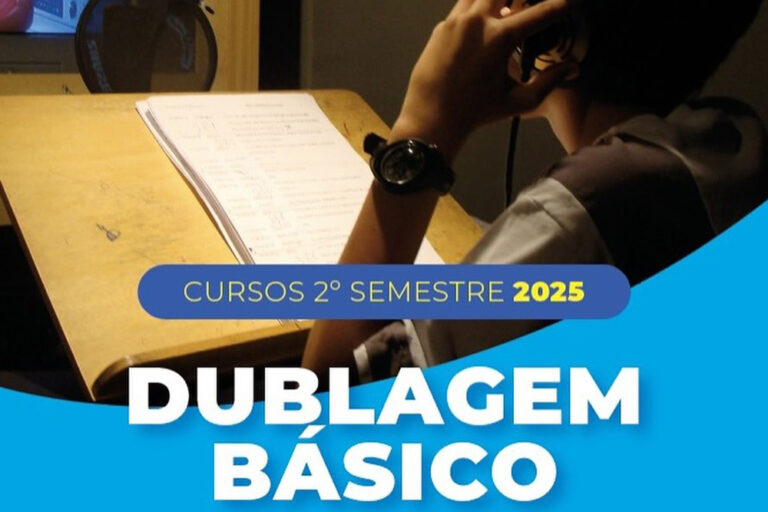 Curso de Dublagem Básico tem início em agosto com aulas aos sábados