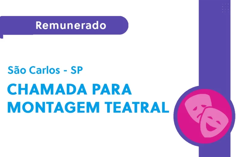 Chamada para montagem teatral (SP)