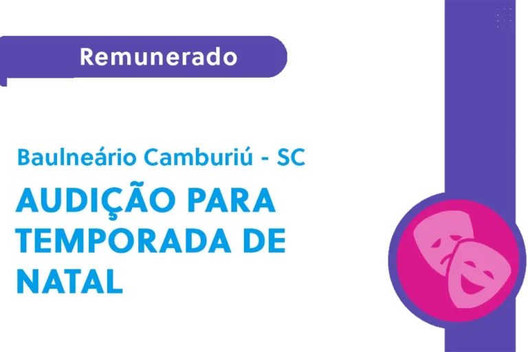 Audição para temporada de natal (SC)