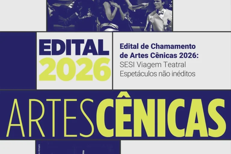 Edital de Chamamento de Artes Cênicas 2026