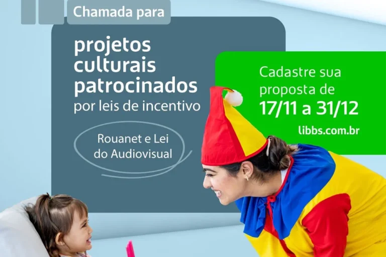 Lei Rouanet e Lei do Audiovisual: Libbs abre chamada para projetos culturais