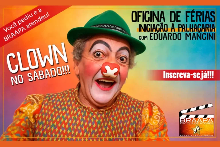Oficina de Férias – Iniciação à Palhaçaria com Eduardo Mancini