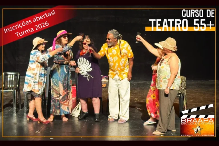 BRAAPA abre inscrições para as turmas do curso de Teatro 55+ de 2026