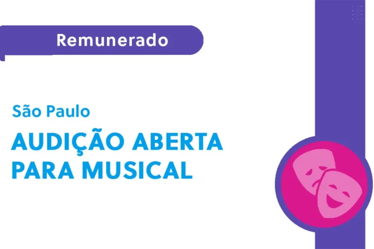 Audição aberta para musical (SP)