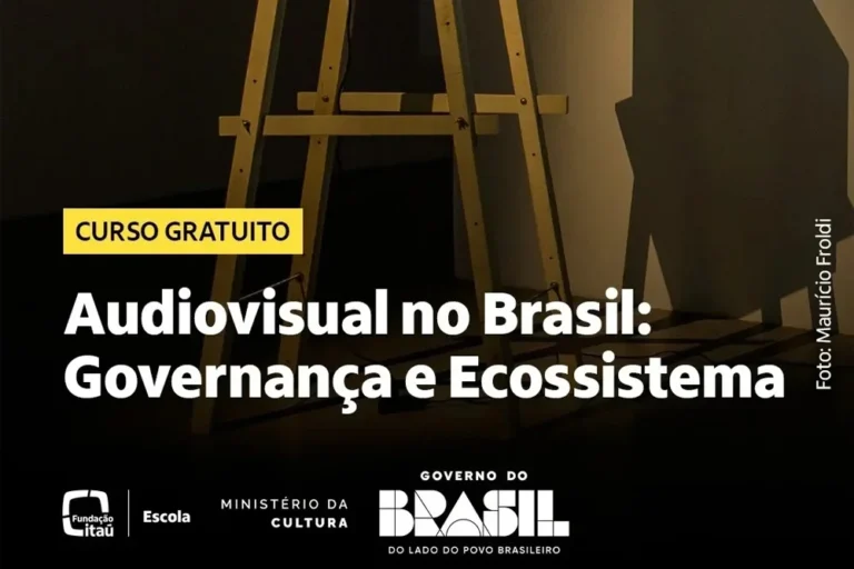 Curso gratuito ‘Audiovisual no Brasil: Governança e Ecossistema’ está com inscrições abertas