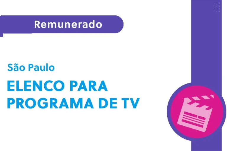 Elenco para programa de TV (SP)