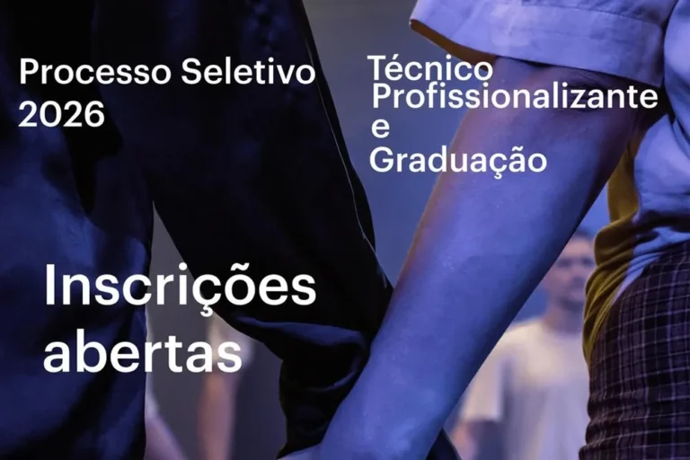 Graduação e Técnico Profissionalizante em Teatro com processo seletivo aberto no Célia Helena
