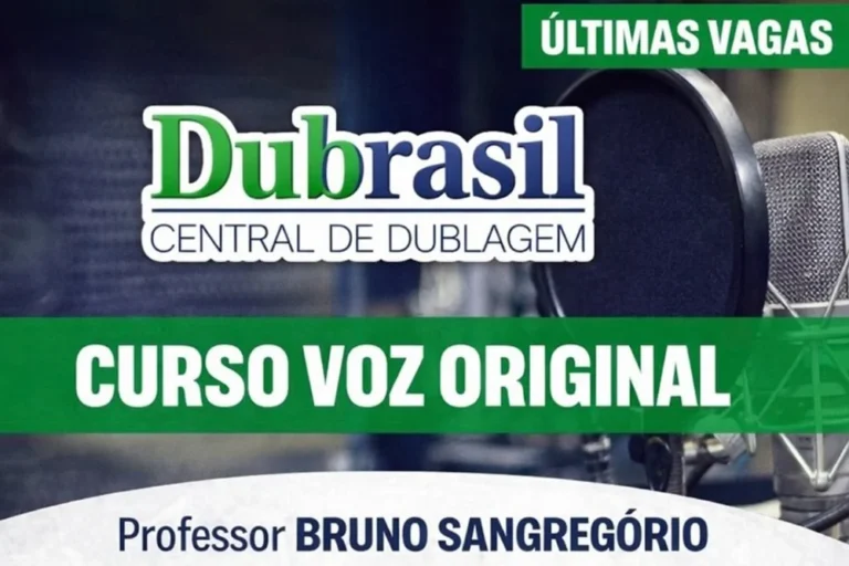 Dubrasil abre inscrições para curso de Voz Original