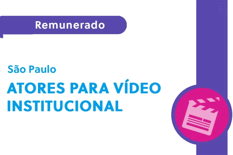 Atores para vídeo institucional (SP)