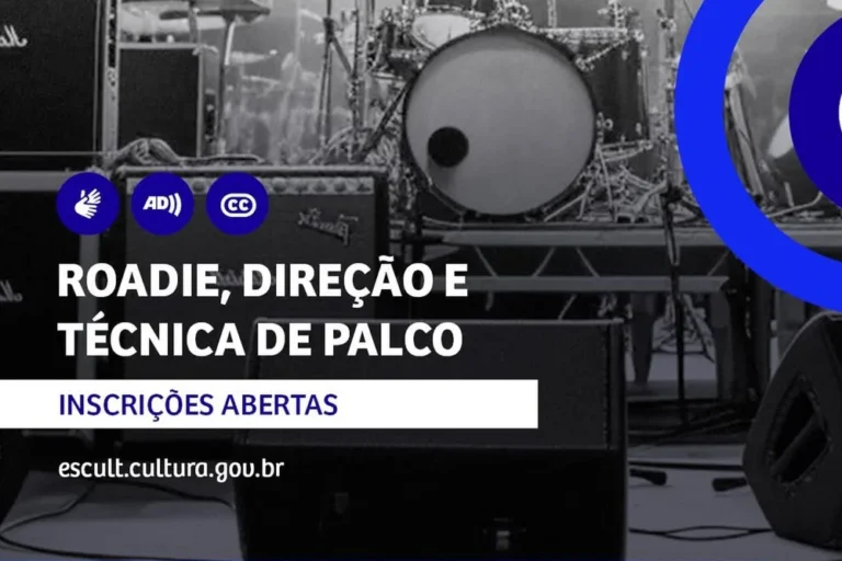 ESCULT abre inscrições para curso gratuito de Direção e Técnica de Palco