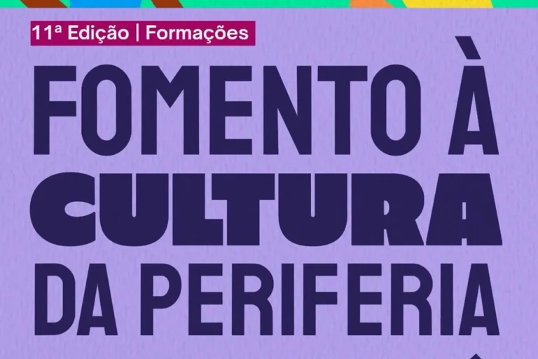 Secretaria de Cultura e Economia Criativa abre inscrições para 11º Edital de Fomento à Periferia