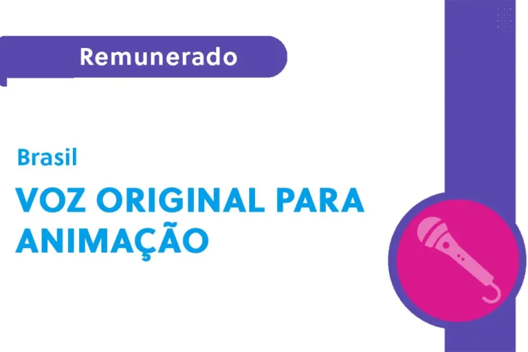 Voz original para animação (BR)