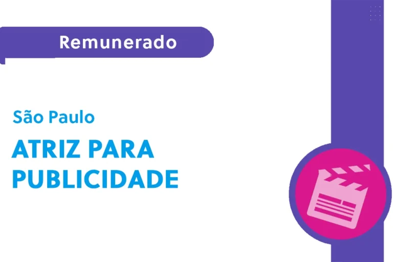 Atriz para publicidade (SP)