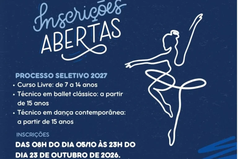 Escola Técnica de Música e Dança Ivanildo Rebouças da Silva está com inscrições abertas