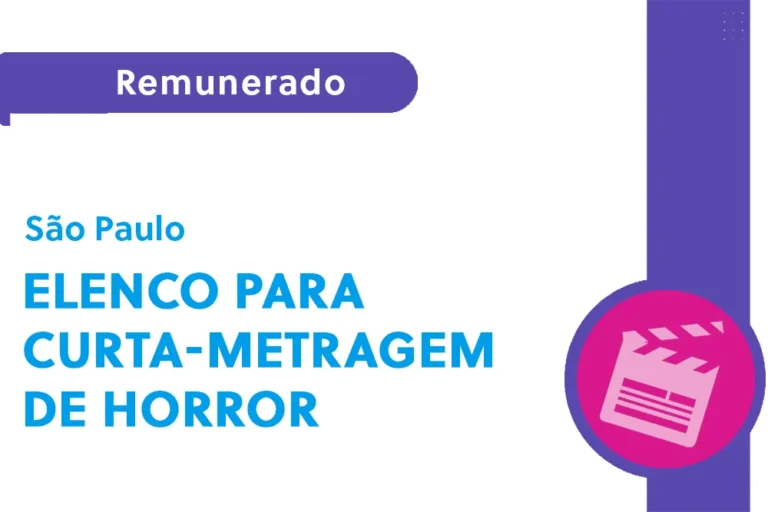 Elenco para curta-metragem de horror (SP)